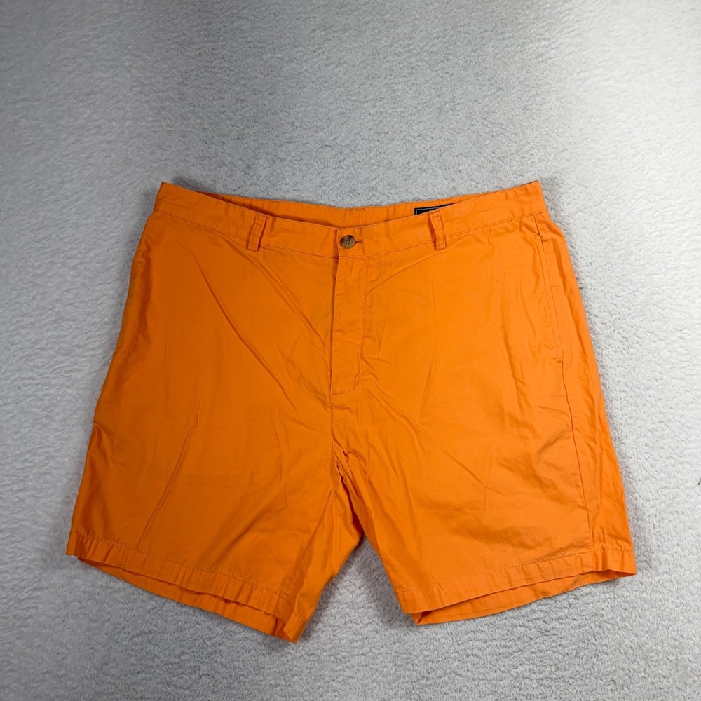 Vineyard Vines Club Shorts Mens 40 Orange Chino Cotton (W39.5) Casual Summer